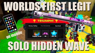 WORLDS FIRST SOLO HIDDEN WAVE TRIUMPH (RAW FOOTAGE) (Version 1.35.2)