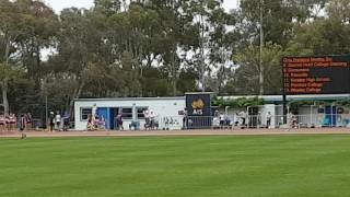 Anna Bush flying 200m leg - Schools Knockout Final 2016 - Canberra