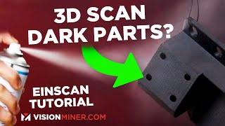 Structured Light 3D Scanning with Dark Parts - EASY! EinScan Pro HD