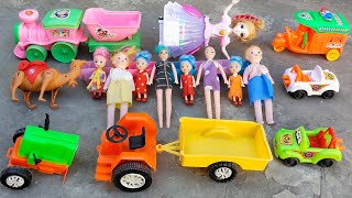 Bahut Sari Doll Pizza Party Per Ekattha Ho Gai | New Tractor Trolly Tokra Ho Giya | pk kids toys.