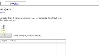 Logic - 2 (blackJack) Java Tutorial || codingbat.com