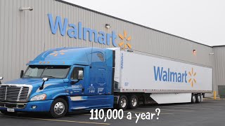 Trucking| Walmart driver| $95k-110k a year🤔??|”up to” meaning