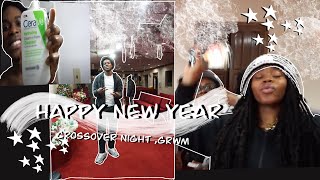 GRWM FOR CROSSOVER NIGHT, HAPPY NEW YEAR | VLOG