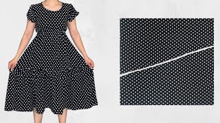 How to Sew a Polka Dot Dress ✂️ | Easy DIY Tutorial