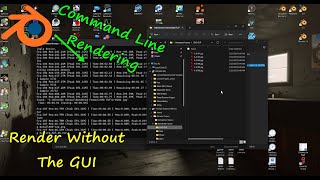 Blender - How To Use Command Line Rendering