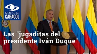 Las "jugaditas del presidente Iván Duque", según oposición, para no escuchar su réplica