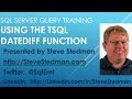 Using the TSQL DateDiff Function