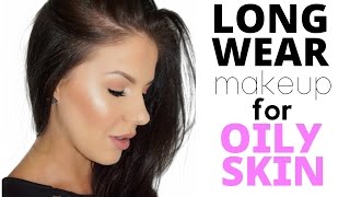 GET READY WITH ME - LONGWEAR MAKEUP FOR OILY SKIN!!