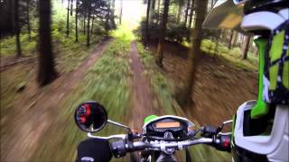 Kawasaki klx 125 enduro ride - no music