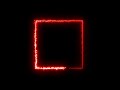 glowing frame black screen neon light border frame template video background