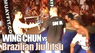 Wing Chun vs BJJ Brazilian Jiu jitsu - MMA Fight