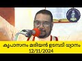 കൃപാസനം മരിയൻ ഉടമ്പടി ധ്യാനം - 12/11/2024 #kreupasanam #മരിയന്ഉടമ്പടി #retreat