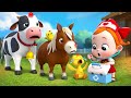ليا تشاتشا - LiaChaCha | حيوانات المزرعة مؤلمة🐥🐄🐎🦆😭 | مجموعة من اغاني الحيوانات
