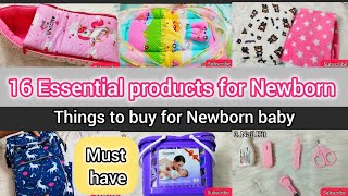 Newborn Essentials Product Complete List | 16 must buy products for Newborn with budget friendly