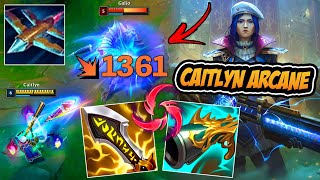 A VERDADEIRA CAITLYN COMANDANTE DE ARCANE COM A BUILD DE ONE HIT *muito dano*