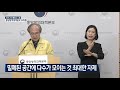 중앙방역대책본부 코로나19 확진자 81명 늘어…총 10 237명 kbs뉴스 news