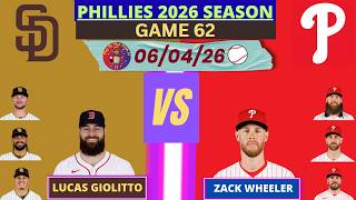 Philadelphia Phillies vs. San Diego Padres LIVE 3D Mode | Radio-Style Play-by-Play #phillies #padres