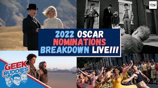 The 2022 Oscar Nominations Breakdown, Surprises and Snubs LIVE!!! - THE GEEK BUDDIES