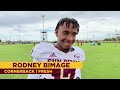 asu cb rodney bimage on college debut and camp growth