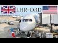 Trip Report | American Airlines - Boeing 787-9 - London-Chicago - LHR-ORD - AAL91 - N836AA - 12A