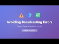 Avoiding Broadcasting Errors in NumPy | Prevent Shape Mismatch Errors