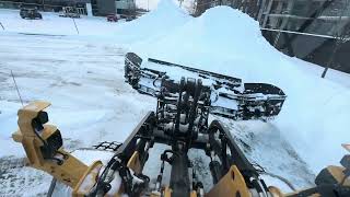 ** Snow Plowing / commercial outlet ** VOLVO L70H W/ JROD-Z Blade 10'-22'