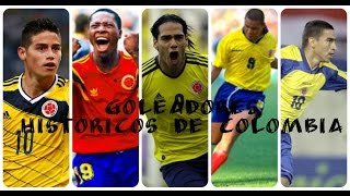 TOP 10 goleadores historicos de colombia (el tren valencia # 8)