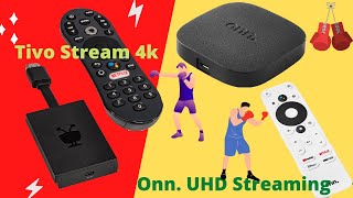 ONN UHD Streaming Device VS TiVO STREAM 4k analisis en Español