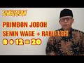 PRIMBON JODOH SENIN WAGE + RABU LEGI (8 + 12 = 20)