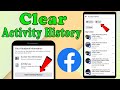 How to Clear Facebook Activity History || Remove/Delete/Disable Facebook Activity History || 2021