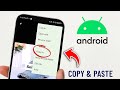 How to copy & paste on Android phone