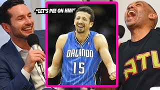 Hedo Turkoglu Wanted To Pee On JJ Redick | The Hilarious True Story