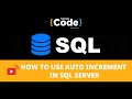How to Use Auto Increment in SQL Server? | SQL Tutorial | SQL For Beginners | SimpliCode