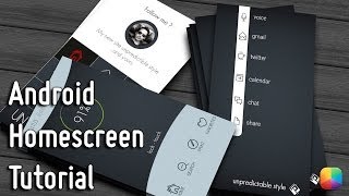 STATUS line - Android Homescreen Tutorial