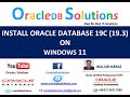 How to Install Oracle Database 19c  on windows 11 | Connection with SQL Developer and Toad | Bangla