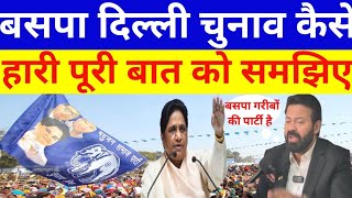 बसपा कैसे दिल्ली चुनाव हारी पूरी बात सुने #mayawati #bspnews #bsp #bspmayawati #delhielection2025