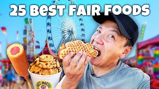 25 MUST TRY & BIZZARE State Fair Foods in America | DEEP FRIED Foods to Eat Before You Die!