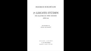 Burgmüller 25 Etudes Op.100 Ｉ佈爾格彌勒 25首練習曲 No.16--25