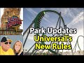 Universal's New Rule || Updates From Universal's Islands of Adventure || Quick Food Review