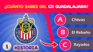 QUIZ 🤓📚 -  ¿ Cuánto sabes de Chivas de Guadalajara y su historia ? | Regateando La Historia ⚽️