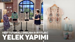 Alize Cotton Gold ve Cotton Gold Batik ile Yelek Yapımı - Vest Tutorial