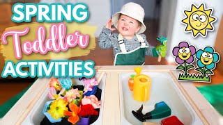 FUN SPRING ACTIVITIES FOR TODDLERS AND PRESCHOOLERS!
