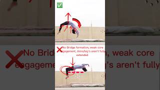 Back handspring Tutorial Avoid these mistakes 👌💯 #backflip #short @hamzaslife1234