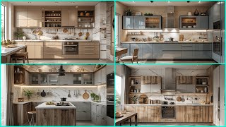 Top Modular Kitchen Designs Open Kitchen Cabinet Colours 2025 | Modern Home Interior Design Ideas