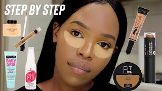 step by step "Super Affordable" Makeup For Beginners (beginners makeup tutorial) TebelloRapabi