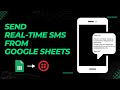How to Send REAL-TIME SMS from Google Sheets (Step-by-Step Tutorial)