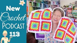 Cabins, Turns, and Dirty Hooks!  Crochet Podcast 113