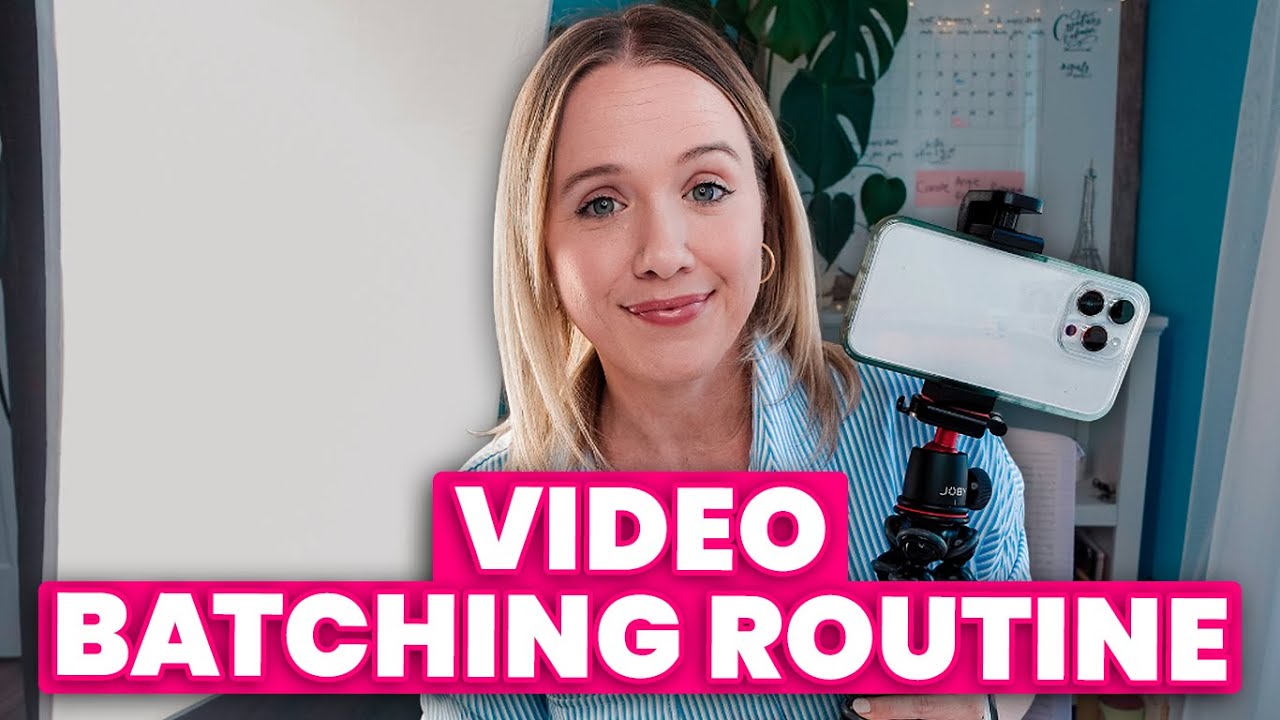 How I Batch Record Youtube Videos Up To 7 Videos Youtube