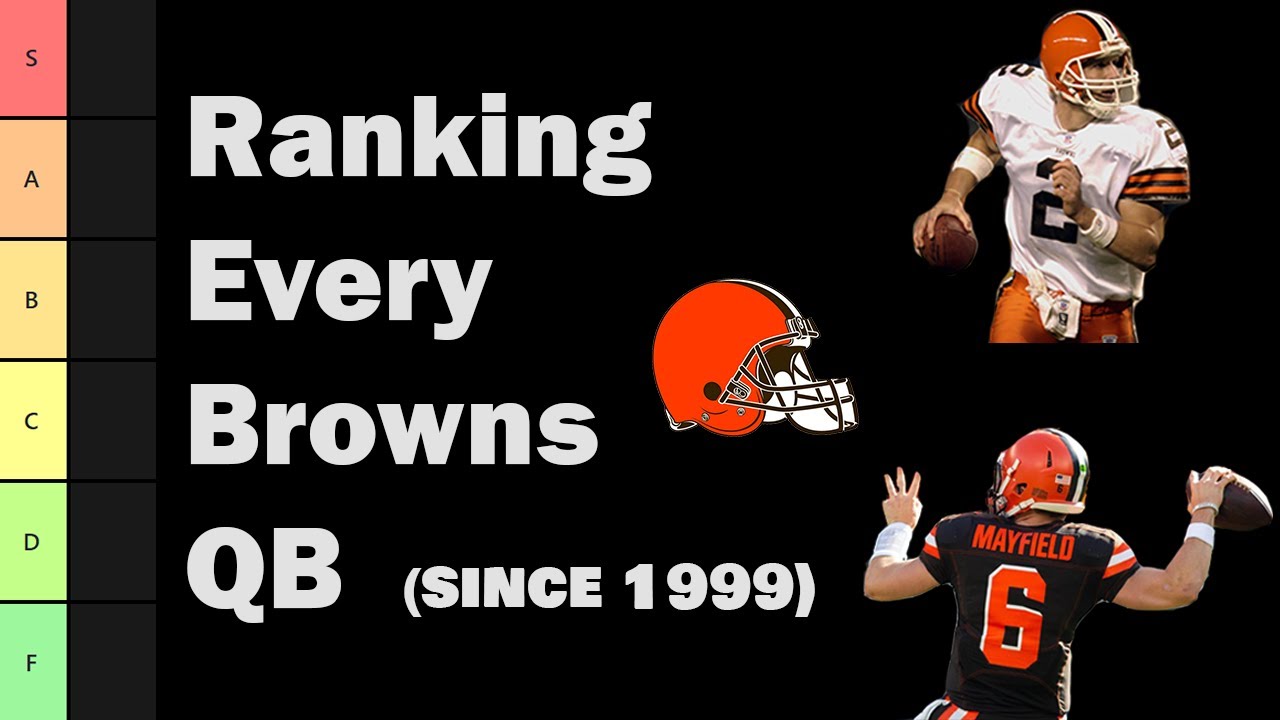 Ranking Every Browns QB Since 1999 - Tier List - YouTube