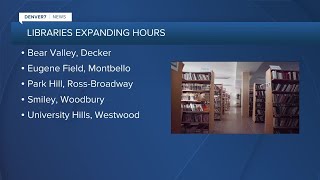 Several Denver libraries extending hours